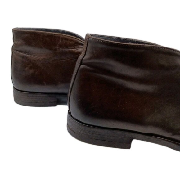 To Boot New York Adam Derrick Mens 7.5 M 'Cory' Brown Leather Chukka Boots Italy - Picture 8 of 11